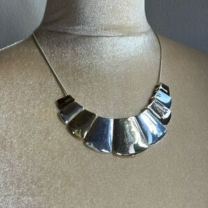 Two tone statement Necklace